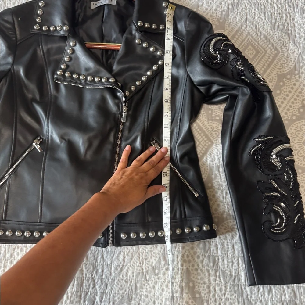 Bagatelle moto jacket s NWOT - Picture 4 of 10